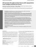 Cover page: HIV persists throughout deep tissues with repopulation from multiple anatomical sources