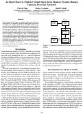 Cover page: An Ideal Observer Model of Visual Short-Term Memory Predicts Human Capacity–Precision Tradeoffs