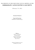 Cover page: A Field Method to Describe Spontaneous Motion Events in Japanese