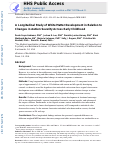 Cover page: A Longitudinal Study of White Matter Development in Relation to Changes in Autism Severity Across Early Childhood