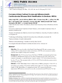 Cover page: Coronary Artery Calcium Scores and&nbsp;Atherosclerotic Cardiovascular Disease Risk Stratification in Smokers