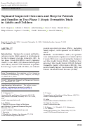 Cover page: Tapinarof Improved Outcomes and Sleep for Patients and Families in Two Phase&nbsp;3 Atopic Dermatitis Trials in Adults and Children.