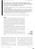 Cover page: Diet quality and its relationship with central obesity among Mexican Americans: findings from National Health and Nutrition Examination Survey (NHANES) 1999–2012