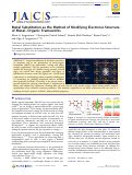 Cover page: Metal Substitution as the Method of Modifying Electronic Structure of Metal–Organic Frameworks