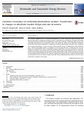 Cover page: Customer economics of residential photovoltaic systems: Sensitivities to changes in wholesale market design and rate structures