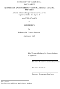 Cover page: Questions and Indefinites in Santiago Laxopa Zapotec