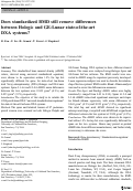 Cover page: Does standardized BMD still remove differences between Hologic and GE-Lunar state-of-the-art DXA systems?