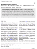 Cover page: Genetics of the human circadian clock and sleep homeostat