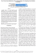 Cover page: Novel Noun Generalization in a Free-Choice Design : Investigating Noun Generalization Constraints.