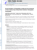 Cover page: Diurnal Variations of Peripapillary and Macular Vessel Density in Glaucomatous Eyes Using Optical Coherence Tomography Angiography