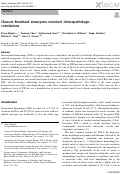 Cover page: Charcot-Bouchard aneurysms revisited: clinicopathologic correlations.