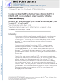 Cover page: Gonioscopy-assisted Transluminal Trabeculotomy (GATT) in Patients With Secondary Open-Angle Glaucoma Following Vitreoretinal Surgery