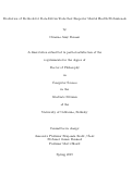 Cover page: Evaluation of Methods for Data-Driven Tools that Empower Mental Health Professionals