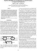 Cover page: Top-Down Modulation of Neural Responses in Visual Perception: A Computational Exploration