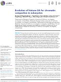 Cover page: Evolution of histone 2A for chromatin compaction in eukaryotes