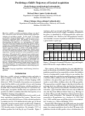 Cover page: Predicting a Child's Trajectory of Lexical Acquisition