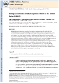 Cover page: Biological correlates of adult cognition: Midlife in the United States (MIDUS)