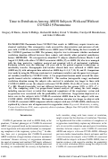 Cover page: Time to Extubation Among ARDS Subjects With and Without COVID-19 Pneumonia.