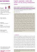 Cover page: Coupled catastrophes: sudden shifts cascade and hop among interdependent systems