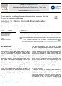 Cover page: Discovery of a novel sub-lineage of multi-drug resistant Shigella flexneri in Southern California