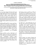 Cover page: Diagnosis of Disseminated Mycobacterium Chelonae in a Renal Transplant Patient Presenting with Skin Rash and Arthralgias