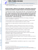 Cover page: Human genetics influences microbiome composition involved in asthma exacerbations despite inhaled corticosteroid treatment