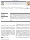 Cover page: Urban land-use regulations and housing markets in developing countries: Evidence from Indonesia on the importance of enforcement