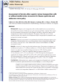 Cover page: Assessment of torsion after superior rectus transposition with or without medial rectus recession for Duane syndrome and abducens nerve palsy