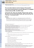 Cover page: The association between meniscal damage of the posterior horns and localized posterior synovitis detected on T1-weighted contrast-enhanced MRI—The MOST study