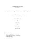 Cover page: Evaluating the Benefits of Integrated Child Development Program in Rural India