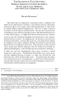 Cover page: The Discretion That Matters: Federal Immigration Enforcement, State and Local Arrests, and the Civil-Criminal Line