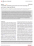 Cover page: Crystalline symmetry-protected non-trivial topology in prototype compound BaAl4