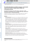 Cover page: The Relationship Between Cumulative Exogenous Corticosteroid Exposure and Volumes of Hippocampal Subfields and Surrounding Structures.