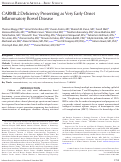 Cover page: CARMIL2 Deficiency Presenting as Very Early Onset Inflammatory Bowel Disease.