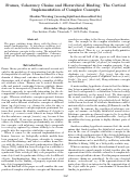 Cover page: Frames, Coherency Chains and Hierarchical Binding: The Cortical Implementation of Complex Concepts