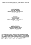 Cover page: Costly Control: An Examination of the Trade-off Between Control Investments and Residual Risk in Interfirm Transactions