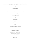 Cover page: Combinatorics of polytopes, orthogonal polynomials, and Markov chains