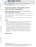 Cover page: Protein cysteine oxidation in redox signaling: Caveats on sulfenic acid detection and quantification