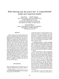 Cover page: Rule Learning and the Power Law: A Computational Model and Empirical Results