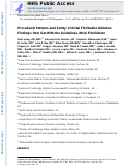 Cover page: Procedural Patterns and Safety of Atrial Fibrillation Ablation: Findings From Get With The Guidelines-Atrial Fibrillation.