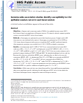 Cover page: Genome-wide association studies identify susceptibility loci for epithelial ovarian cancer in east Asian women