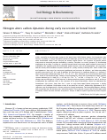 Cover page: Nitrogen alters carbon dynamics during early succession in boreal forest