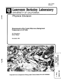 Cover page: Measurements of the Cosmic Microwave Background Temperature at 1.47 Ghz