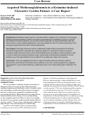 Cover page: Acquired Methemoglobinemia in a Ketamine-induced Ulcerative Cystitis Patient: A Case Report