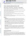 Cover page: Chronic obstructive pulmonary disease in HIV