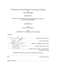 Cover page: Explorations into the Dynamics of Oculomotor Tracking