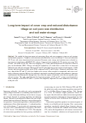 Cover page: Long-term impact of cover crop and reduced disturbance tillage on soil pore size distribution and soil water storage