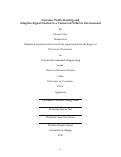 Cover page: Dynamic Traffic Routing and Adaptive Signal Control in a Connected Vehicles Environment