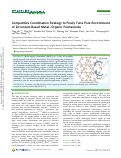 Cover page: Competitive Coordination Strategy to Finely Tune Pore Environment of Zirconium-Based Metal–Organic Frameworks