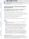 Cover page: Shift Work Sleep Disorder and Night Shift Work Significantly Impair Erectile Function